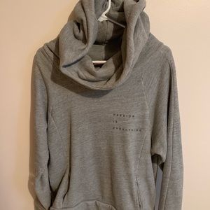 Cowl neck good hYOUman hoodie
